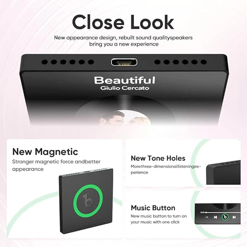 Fridgebeats™,Personalized Fridge Magnet Decorative Music Fridge Magnets Refrigerator Best Gift Girl Friend Wife Home Decor Aiman