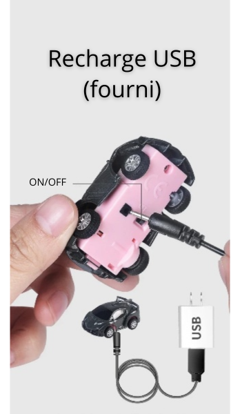 Recharge usb cable inclus