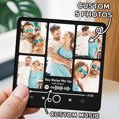 Fridgebeats™,Personalized Fridge Magnet Decorative Music Fridge Magnets Refrigerator Best Gift Girl Friend Wife Home Decor Aiman