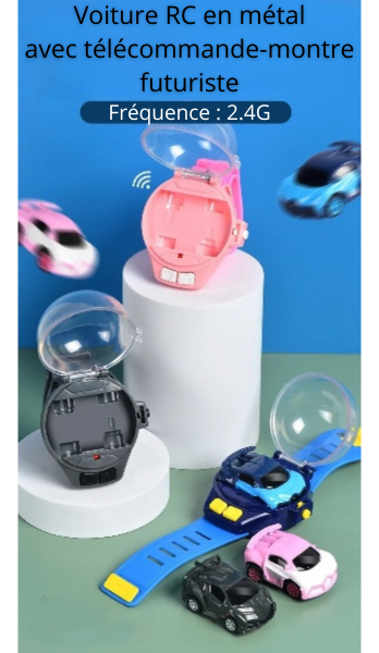 Modele de présentation voiture rc telecommandee par montre